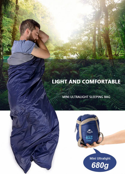 Compacte Campingslaapzak met Warmte-isolatie - Lichtgewicht en Draagbaar