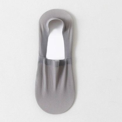 Invisible Comfort Enkelsokken met Antislipzool – No-Show Herensokken voor Sneakers – EU 38-46