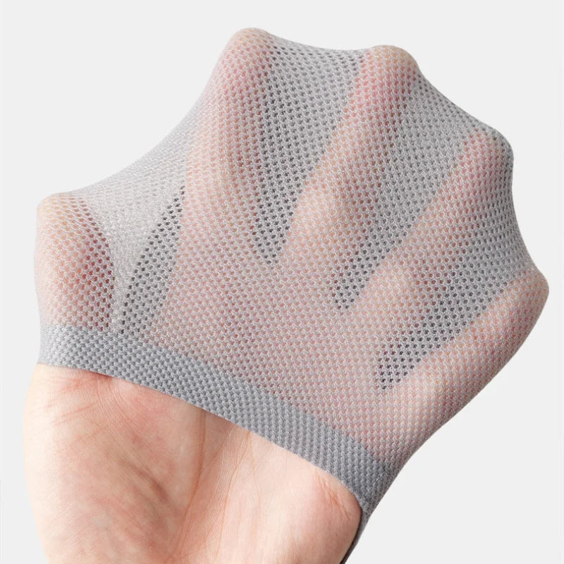Invisible Comfort Enkelsokken met Antislipzool – No-Show Herensokken voor Sneakers – EU 38-46