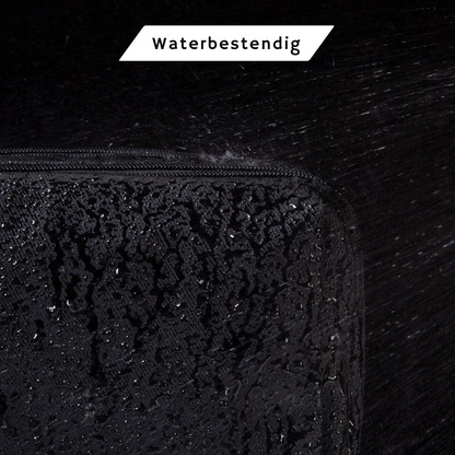 Reisvast Heren Toilettas met Dubbele Ritssluiting en Grote Opbergruimte