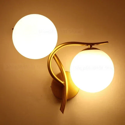 Scandinavische Ijzeren Wandlamp met LED – Minimalistische Verlichting voor Woonkamer & Slaapkamer