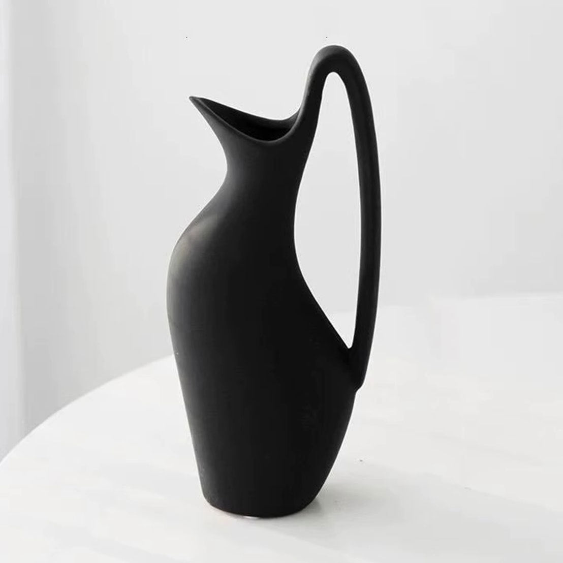 Elegante Abstracte Keramische Kan - Modern Design