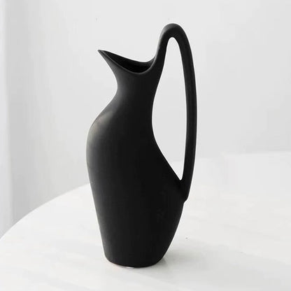 Elegante Abstracte Keramische Kan - Modern Design