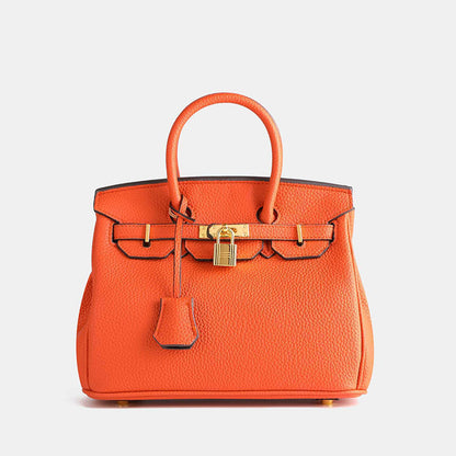 Eleganza Leren Handtas – Tijdloze Koeienlederen Dames Tas met Praktisch Design