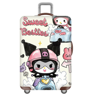 Speelse Hardcase Reiskoffer met Cartoon Motief - Unisex