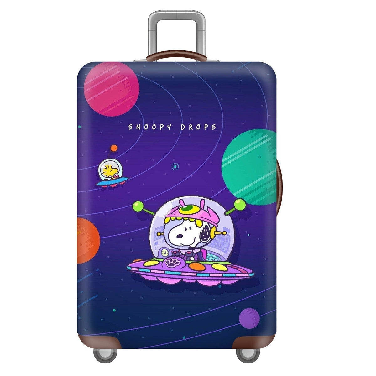 Speelse Hardcase Reiskoffer met Cartoon Motief - Unisex