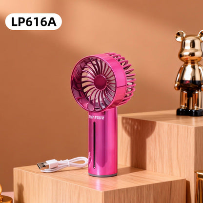 Draagbare USB-sprayventilator met ergonomische handgreep
