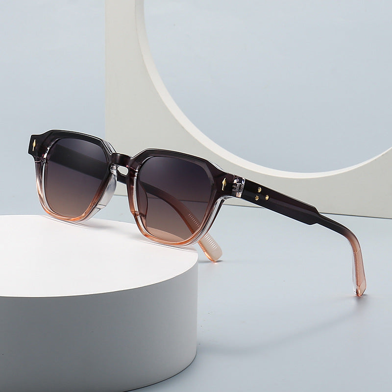 Octagon Polarized Zonnebril met Dubbele Neusbrug