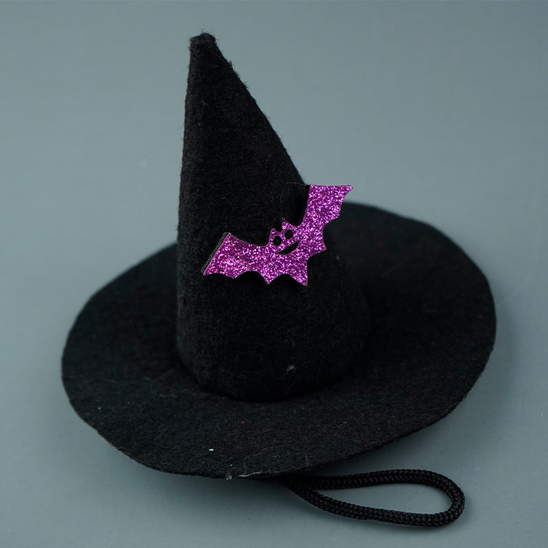 Halloween capuchon met vleermuis appliqué