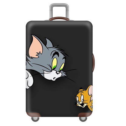 Speelse Hardcase Reiskoffer met Cartoon Motief - Unisex