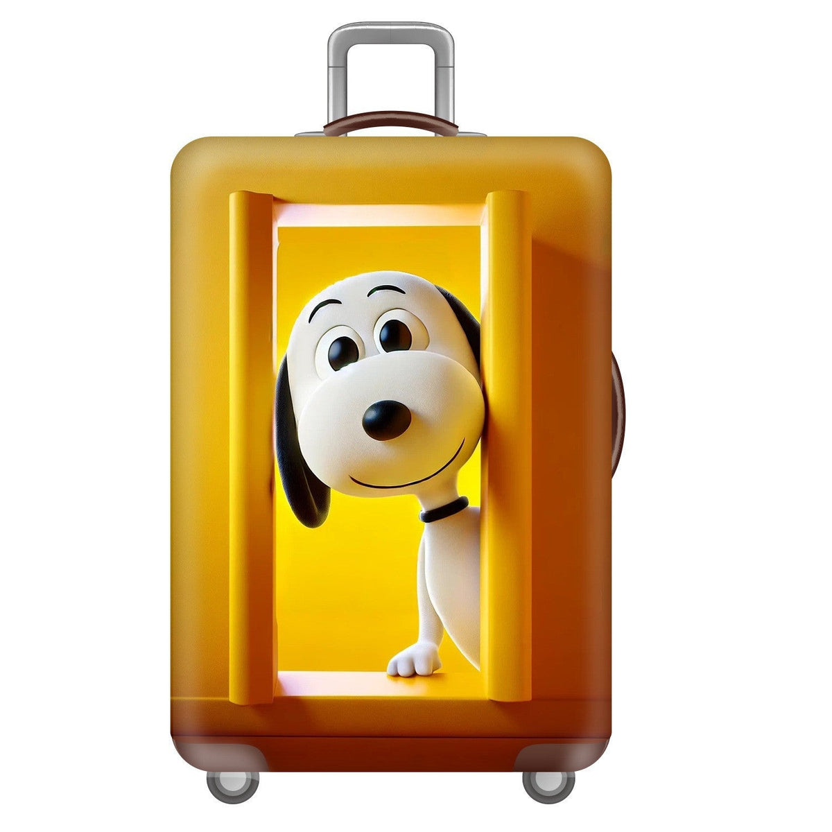 Speelse Hardcase Reiskoffer met Cartoon Motief - Unisex