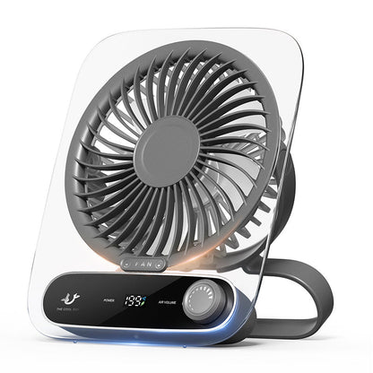 SilentBreeze Draagbare Bureauventilator met Meerdere Snelheden