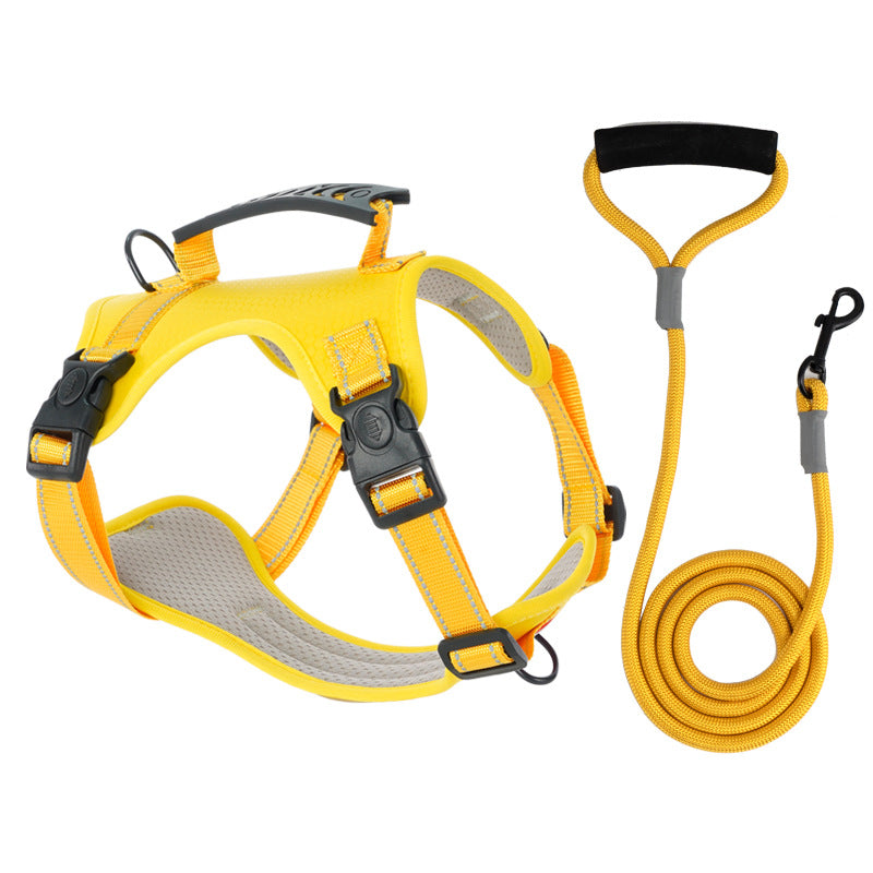 ComfortFit Hondentuigje met Reflectie en Schokdempende Leash