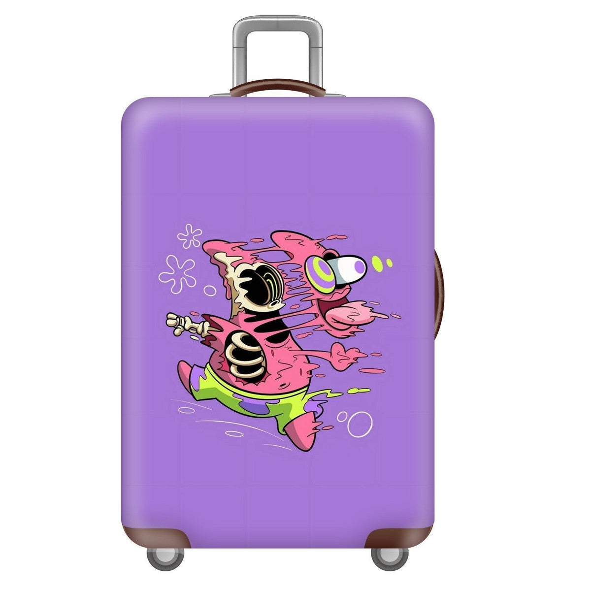 Speelse Hardcase Reiskoffer met Cartoon Motief - Unisex