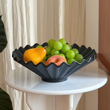 Golvende Keramische Serveerschaal met Elegant Design