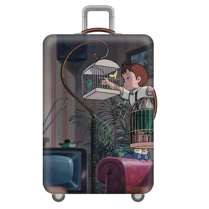 Speelse Hardcase Reiskoffer met Cartoon Motief - Unisex