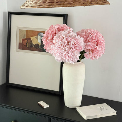 Gestructureerde Keramische Vaas - Moderne Decoratie