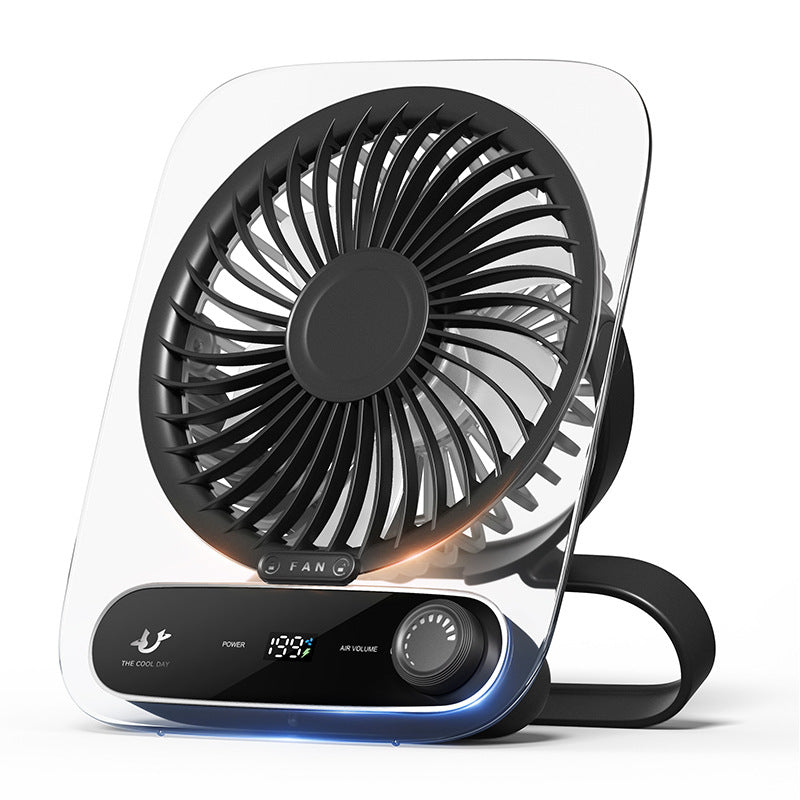 SilentBreeze Draagbare Bureauventilator met Meerdere Snelheden