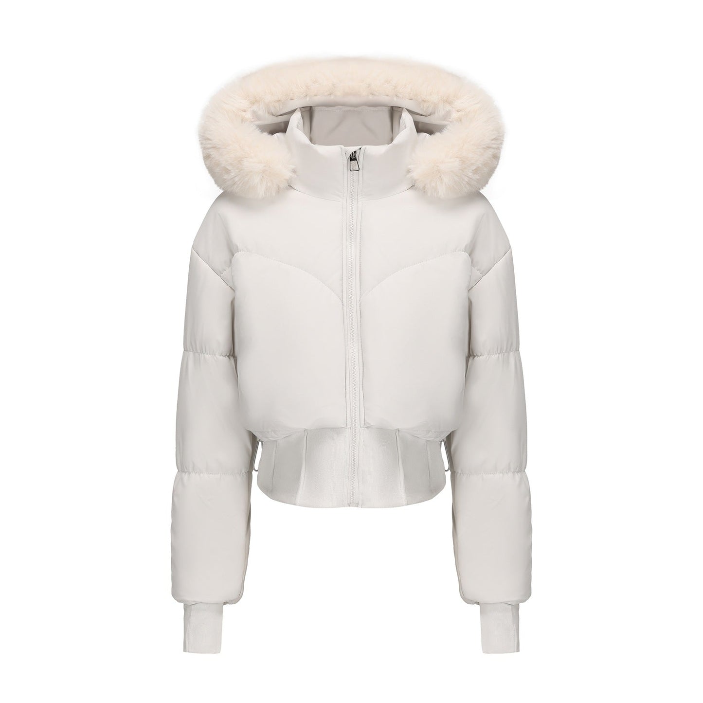 Warm Cropped Donsjack Aurora voor Moderne Winterlooks