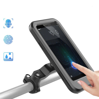 RideCharge Pro – Waterdichte Telefoonhouder met USB- en 15W Draadloos Opladen voor Fiets en E-Bike