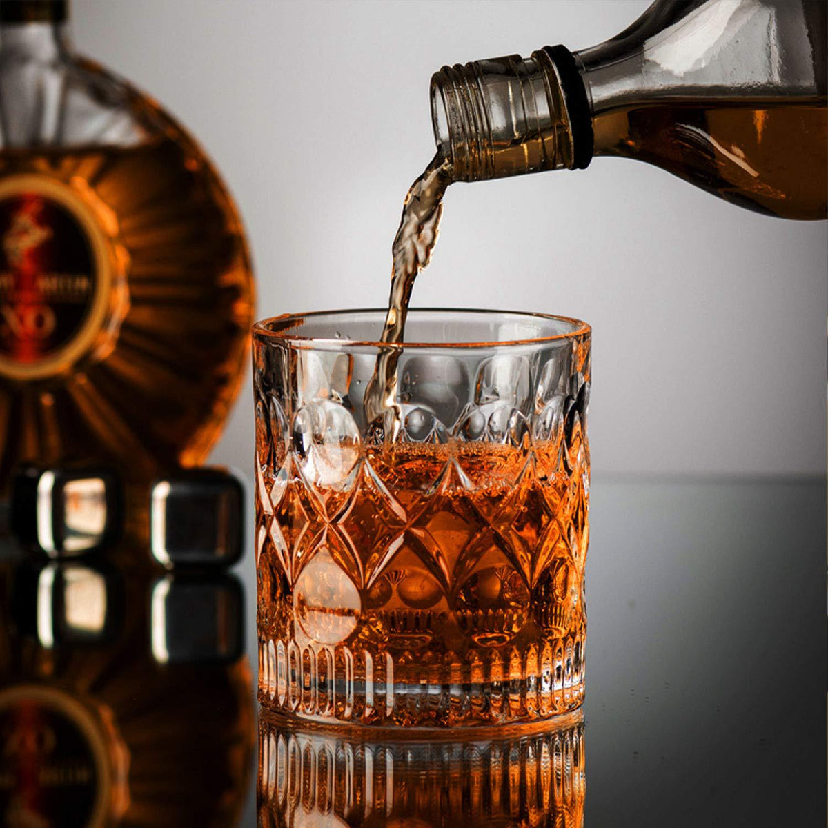 Geslepen Kristallen Whiskyglas – Elegante Drinkglazen voor Whisky