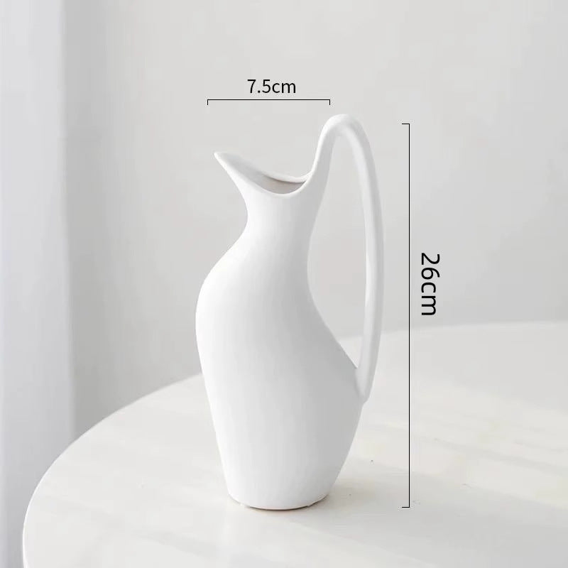 Elegante Abstracte Keramische Kan - Modern Design