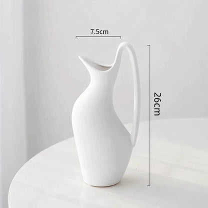 Elegante Abstracte Keramische Kan - Modern Design