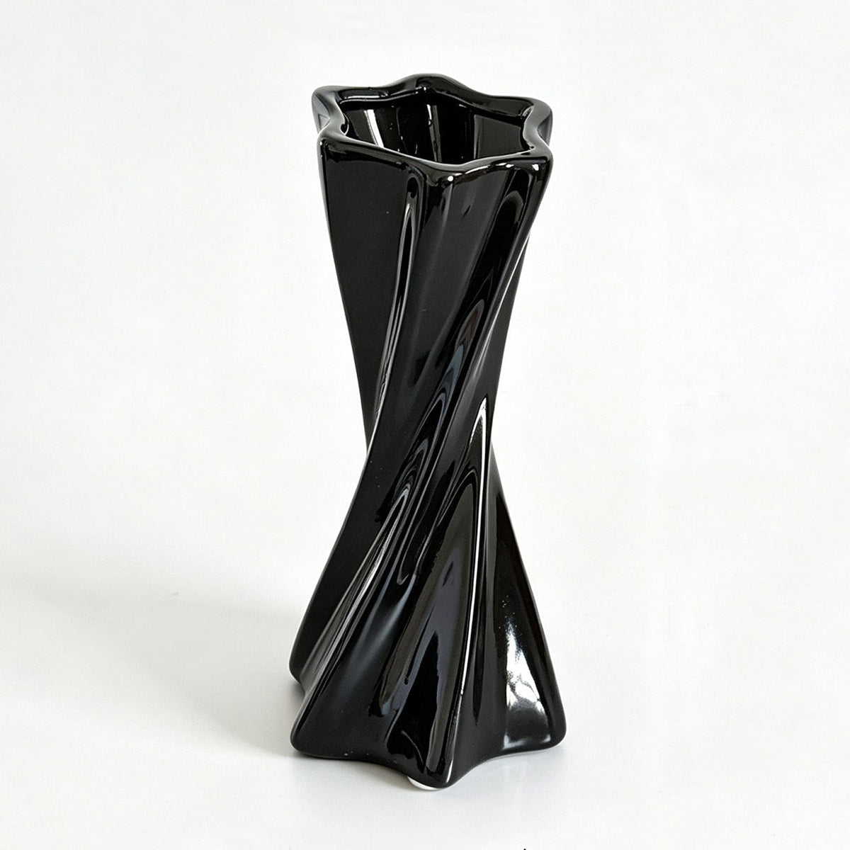 Gedraaide Keramische Vaas - Modern Design