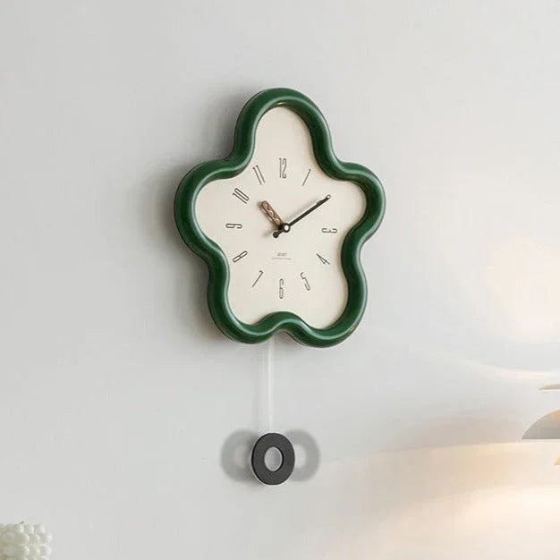 Natuurlijke Wandklok met Slingerbewegingen - 39cm Stille Sweep
