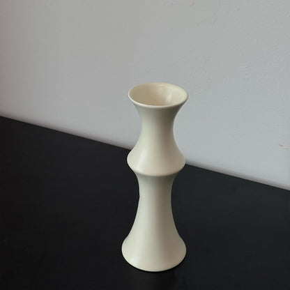 Moderne Sculptuur Keramische Vaas met Glanzende Afwerking