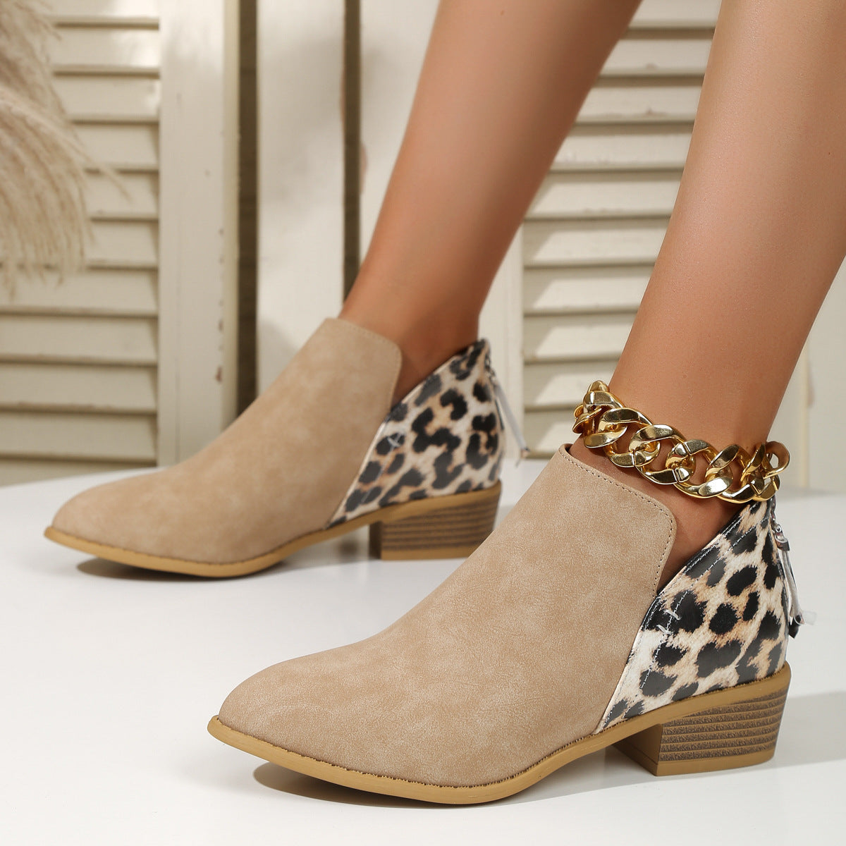 Elegante Winterlaars Liora met Blokhak – Comfort & Stijl