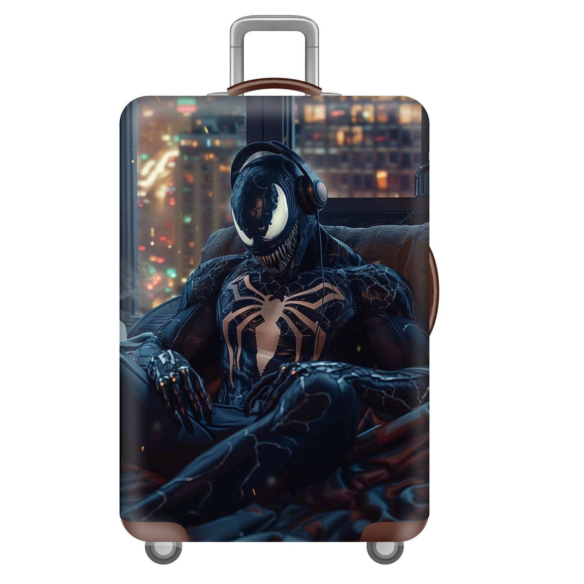 Speelse Hardcase Reiskoffer met Cartoon Motief - Unisex