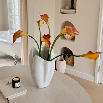 Bloemenvaas met Bloemmotief - Modern Keramiek Interieur