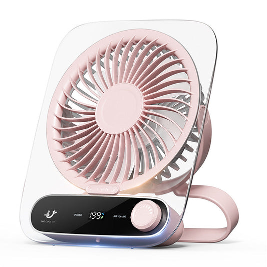 SilentBreeze Draagbare Bureauventilator met Meerdere Snelheden