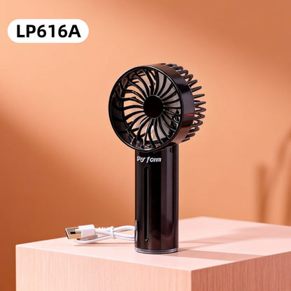 Draagbare USB-sprayventilator met ergonomische handgreep