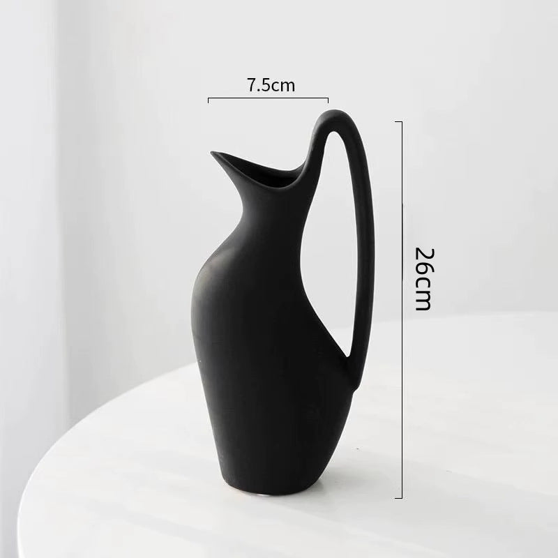 Elegante Abstracte Keramische Kan - Modern Design