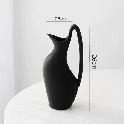 Elegante Abstracte Keramische Kan - Modern Design