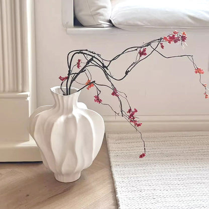 Organische Sculptuur Keramische Vaas - 24 cm Decoratief Kunstwerk
