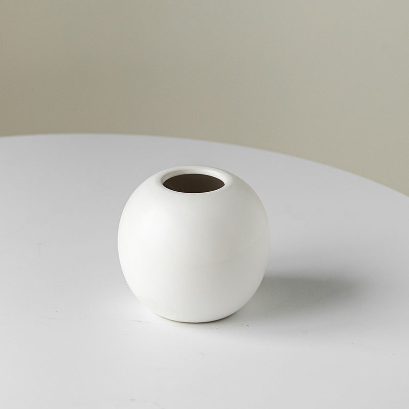 Moderne Ronde Keramische Plantenbak - 12cm