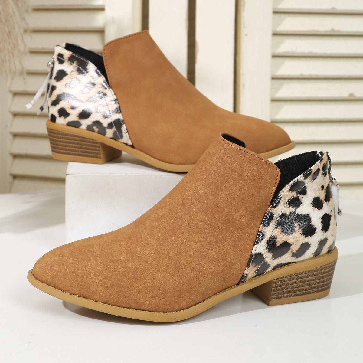 Elegante Winterlaars Liora met Blokhak – Comfort & Stijl