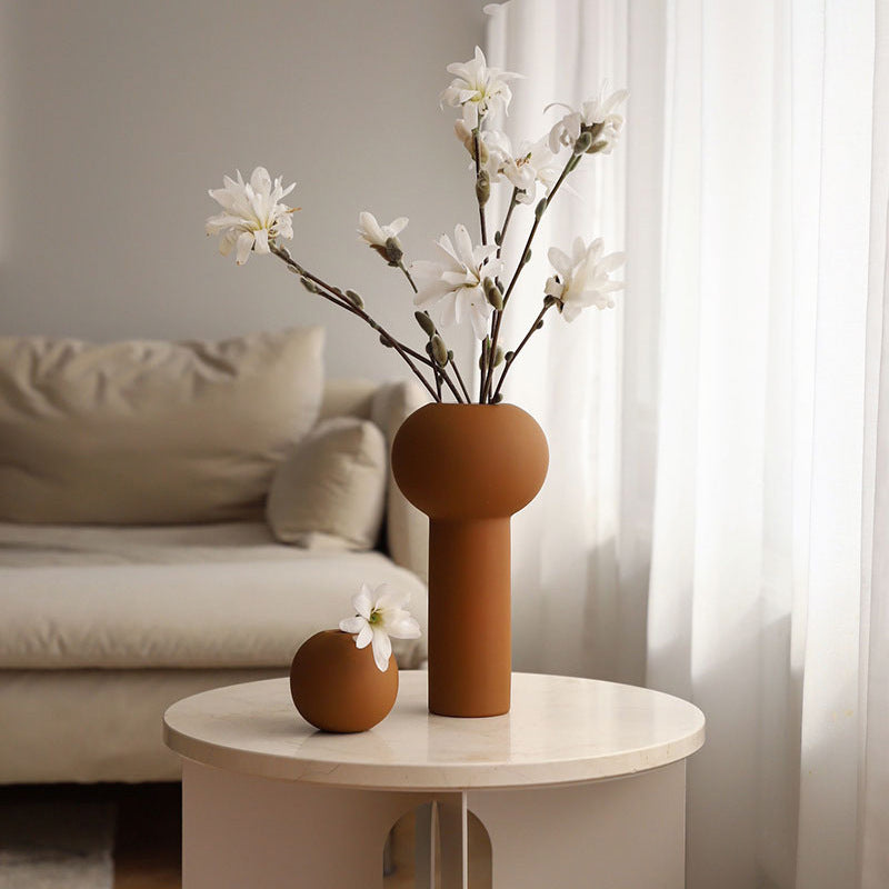 Minimalistische Sculptuur Keramische Vaas - Modern Design