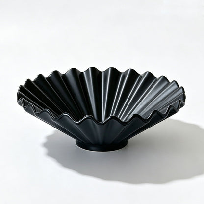 Golvende Keramische Serveerschaal met Elegant Design