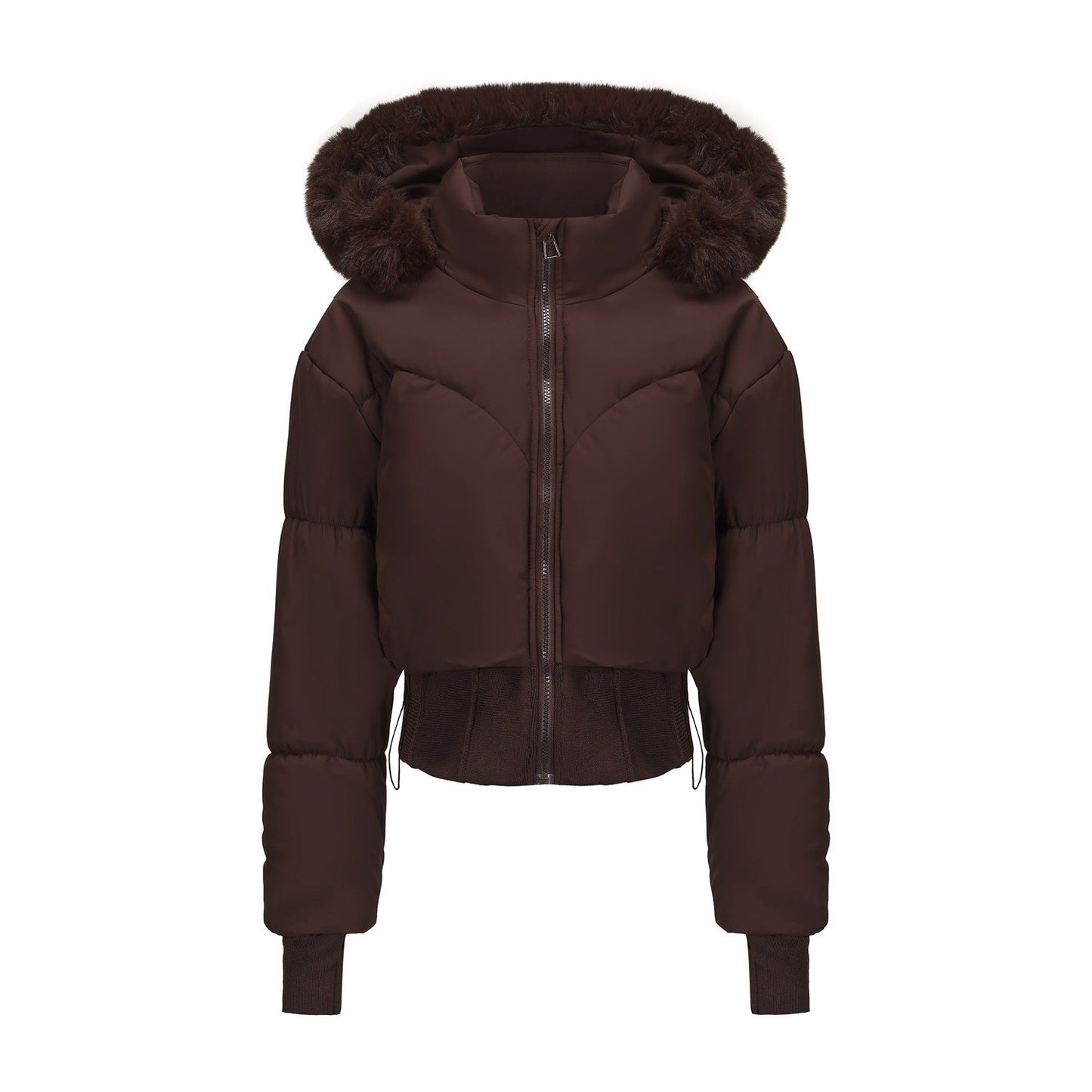 Warm Cropped Donsjack Aurora voor Moderne Winterlooks