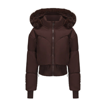 Warm Cropped Donsjack Aurora voor Moderne Winterlooks