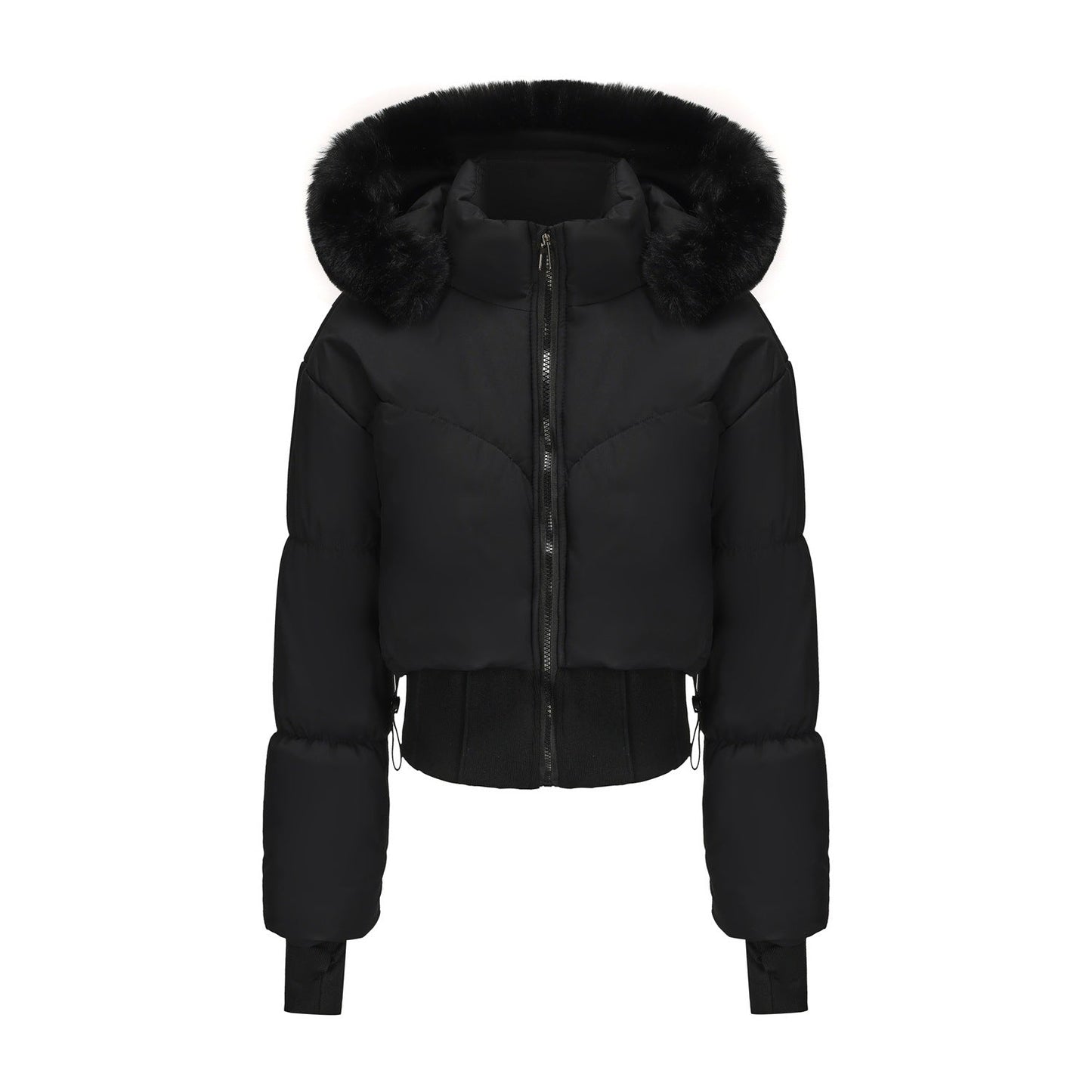 Warm Cropped Donsjack Aurora voor Moderne Winterlooks