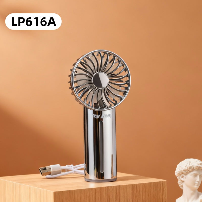 Draagbare USB-sprayventilator met ergonomische handgreep