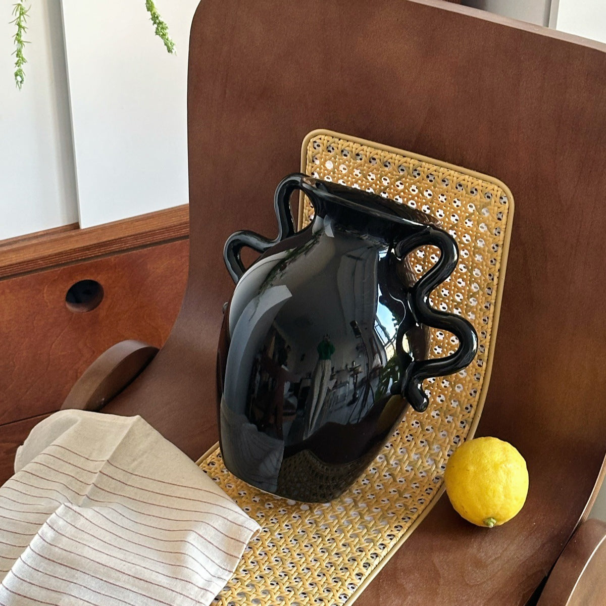 Moderne Sculptuur Keramische Vaas - Elegant Decoratief Kunstwerk