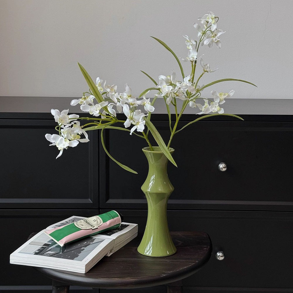 Moderne Sculptuur Bloemenvaas - Kunstig Keramiek Decorstuk