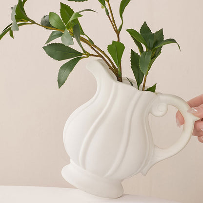Moderne Keramische Kegelvormige Bloemenvaas - Minimalistisch Design