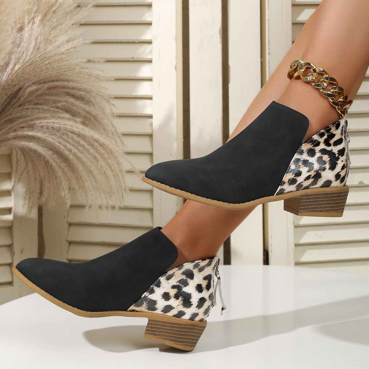 Elegante Winterlaars Liora met Blokhak – Comfort & Stijl
